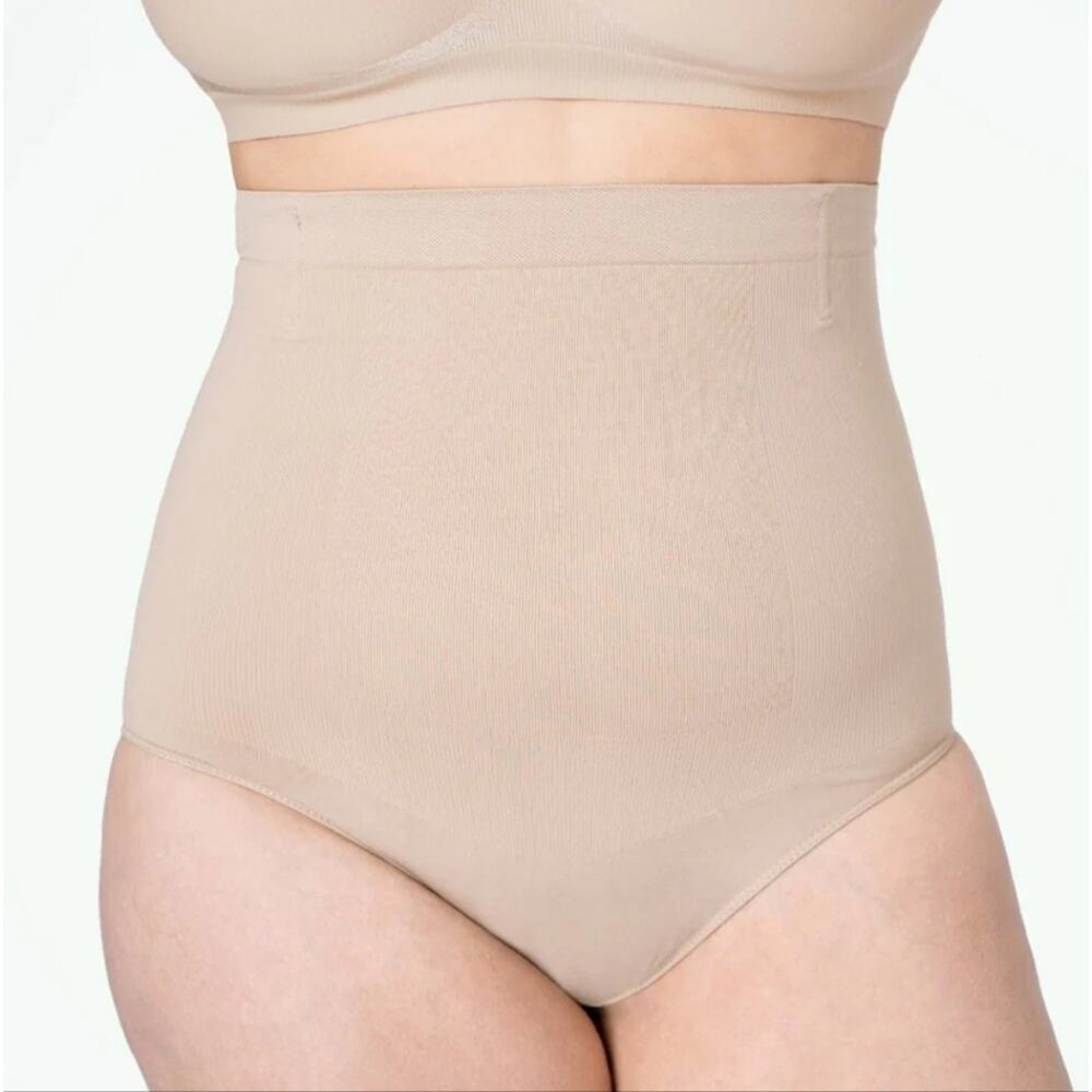 Shapermint Empetua High-Waisted Tummy Control Shaper Panty Nude Size M/L NWT